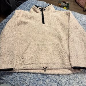 PINK Victoria's Secret Cream Sherpa Sweater